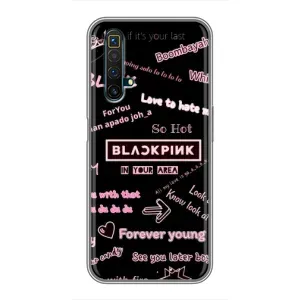 Чехол с музыкальной группой для Realme X50 (BLACKPINK)