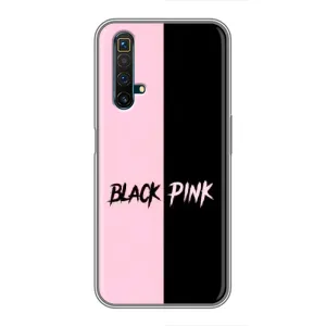 Чехол с музыкальной группой для Realme X50 (БлэкПинк)