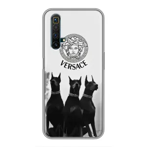 Чехлы VERSACE для Реалми Х50 (PREMIUMPrint) (Доберман Версаче)