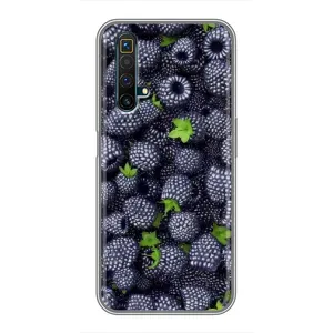 Чехлы с Фруктами для Realme X50 (VPrint) (Ежевика)