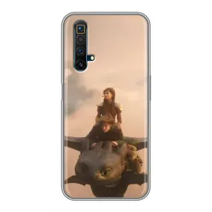 Чехол как приручить дракона на Realme X50 (Фильм дракон)