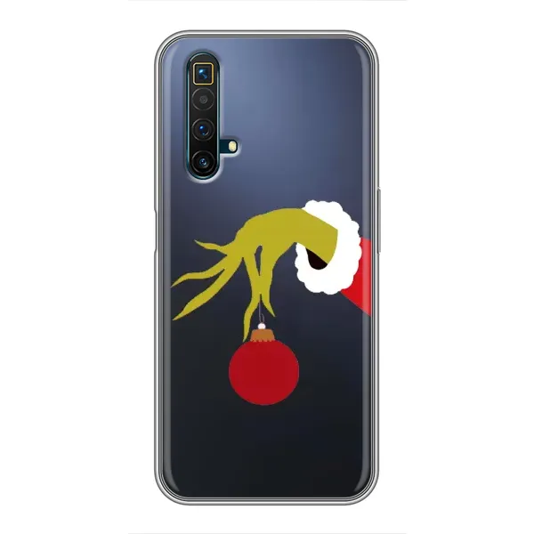 Чехол с принтом «Гринч с игрушкой» для Realme X50 Чехол с принтом «Гринч с игрушкой» для Realme X50