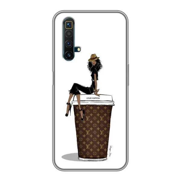 Чехол с принтом «кофе LOUIS VUITTON» для Realme X50