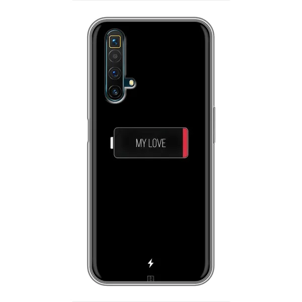Чехол с принтом «Love battery» для Realme X50