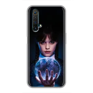 Чехол с дизайном Венздей 2 на Realme X50 (Магическая сфера Уэнздей)