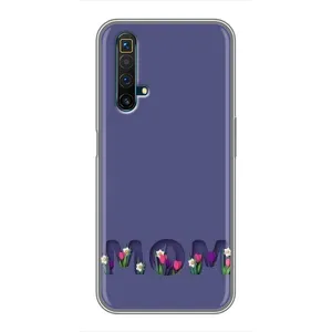 Чехлы для мамы на Realme X50 (Мама в цветах)