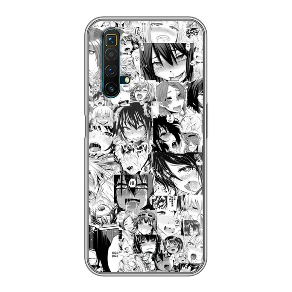 Чехол с принтом «Ahegao manga» для Realme X50