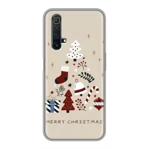 Рождественские Чехлы для Realme X50 (VPrint) (Merry Christmas)