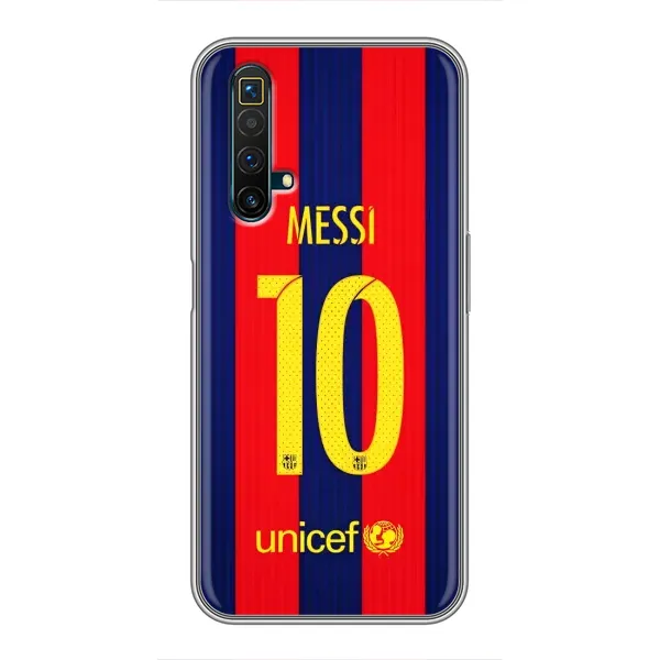 Чехол с принтом «Messi Barca 10» для Realme X50