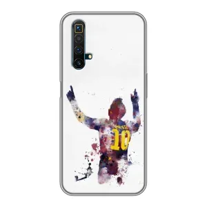 Чехлы Месси для Realme X50 (AlphaPrint) (Messi Barca)
