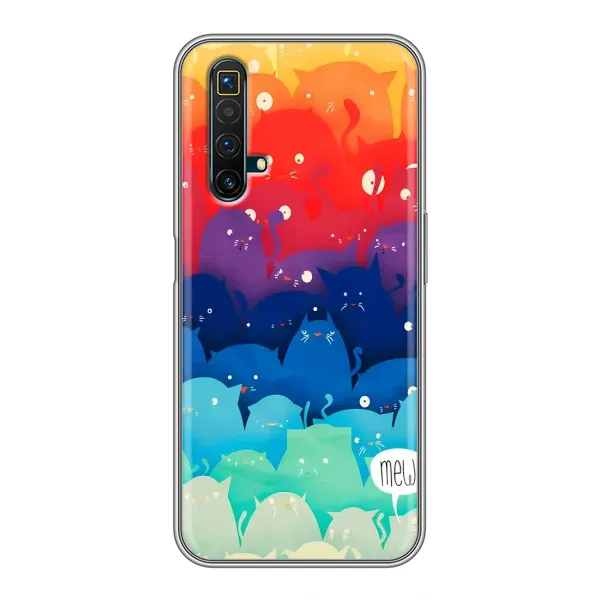 Чехол с принтом «Mew» для Realme X50 Чехол с принтом «Mew» для Realme X50