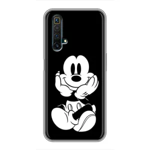 Міккі Маус чохол для Realme X50 (AlphaPrint - Мультяшні) (Маус на чорному)