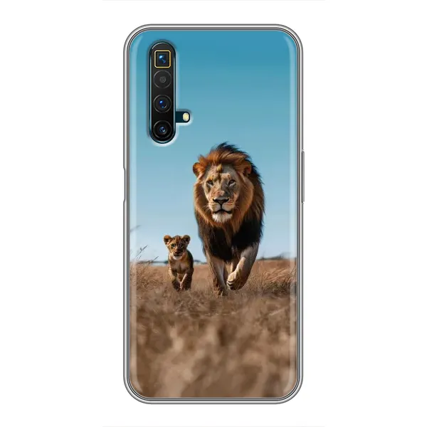 Чехол с принтом «Мусафа и Симба» для Realme X50