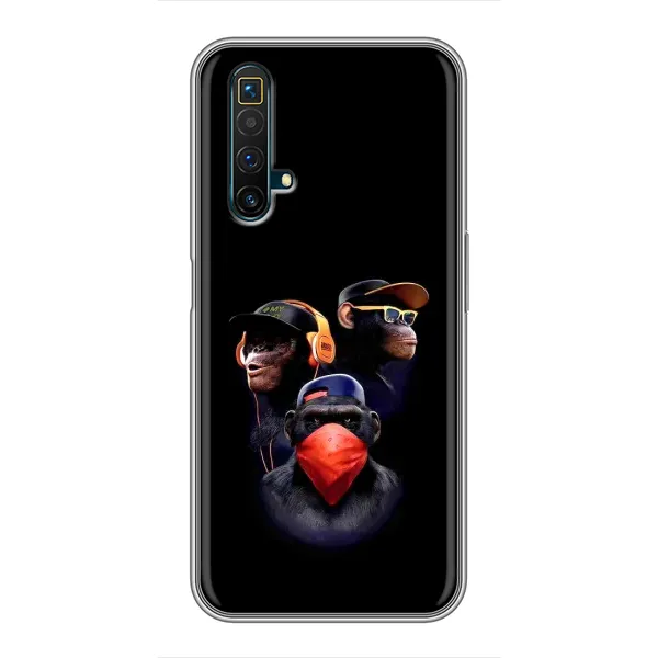 Чехол с принтом «Три обезьяны» для Realme X50