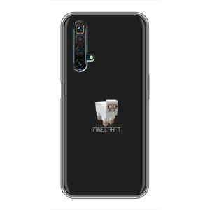 Чехол Майнкрафт на Realme X50 (AlphaPrint) Minecraft (Овечка Майнкрафт)