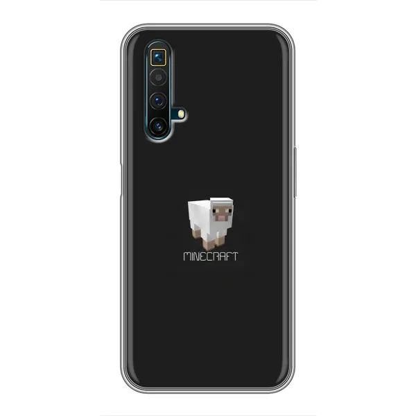 Чехол с принтом «Овечка Майнкрафт» для Realme X50
