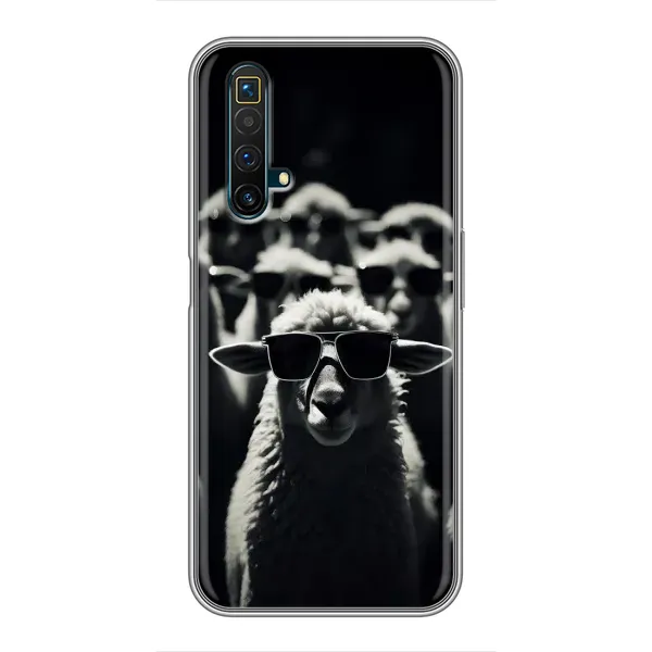 Чехол с принтом «Овечка в очках» для Realme X50