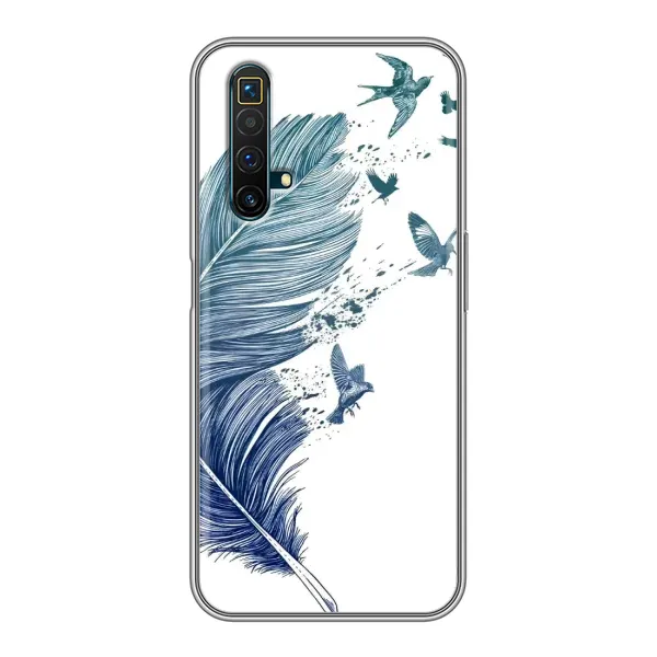 Чехол с принтом «Перышко» для Realme X50