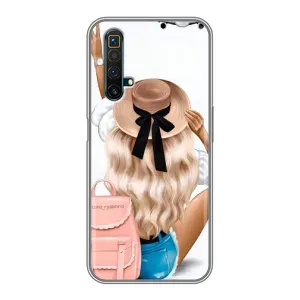 Чехол с печатью для Realme X50 - (Мода) (AlphaPrint) (Путешествие)