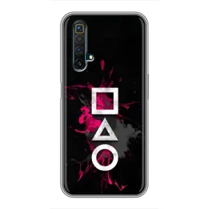 Чехол с принтом «Символы Игра кальмара» для Realme X50