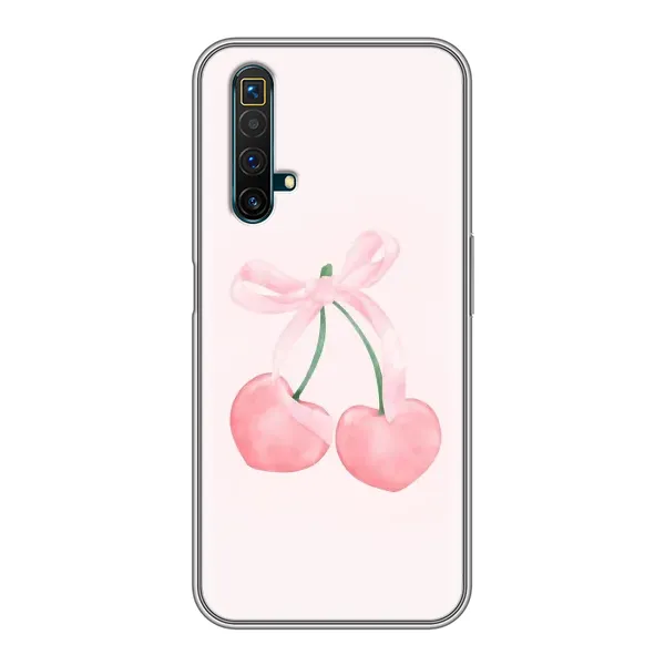 Чехол с принтом «Розовые вишни» для Realme X50