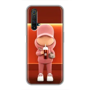 Крутые Чехлы Луи Виттон для Realme X50 (AlphaPrint) (С Кофе)