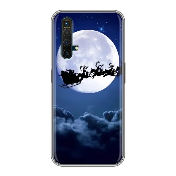 Чехол с принтом «Санта - луна» для Realme X50