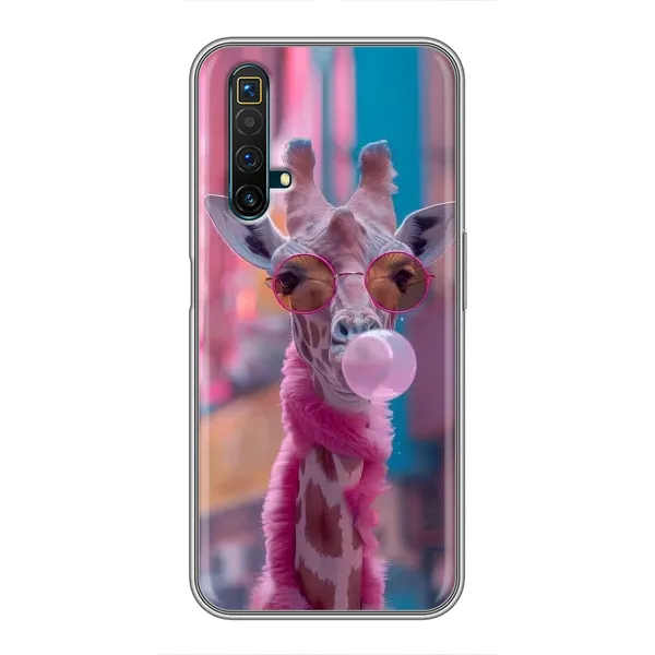 Чехол с принтом «Стильный жирав» для Realme X50