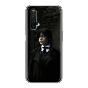 Чехол с дизайном Венздей 2 на Realme X50 (Темный стиль Уэнздей)