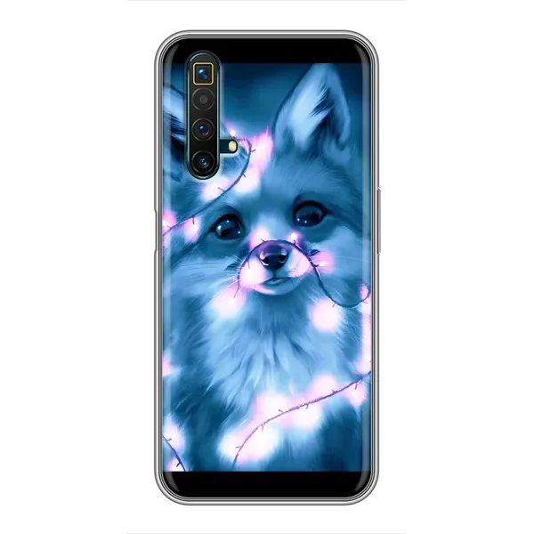 Чехол с принтом «Яркая лисичка» для Realme X50