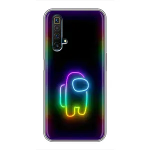 Чохли Амонг Ас для Realme X50 (AlphaPrint) (Яскравий скін)