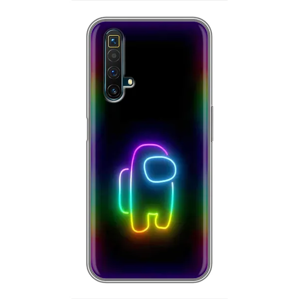 Чехол с принтом «Яркий скин» для Realme X50