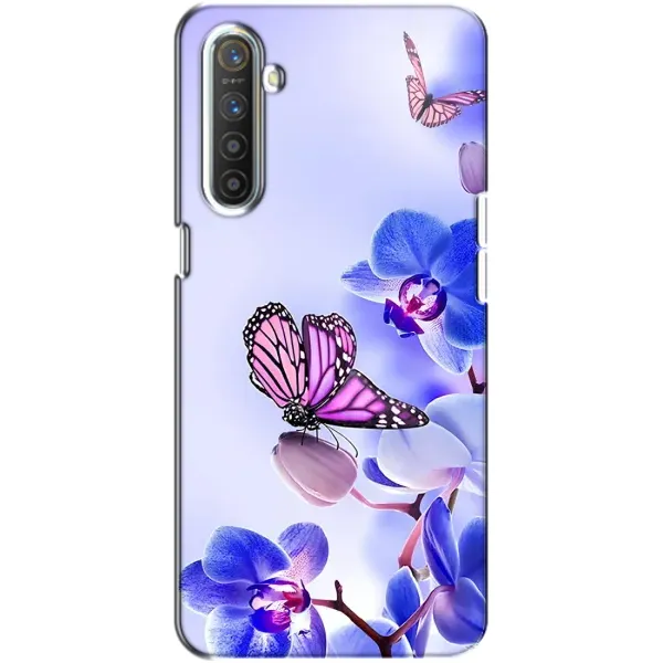Чехол с принтом «Бабочка на цветочке» для Realme XT