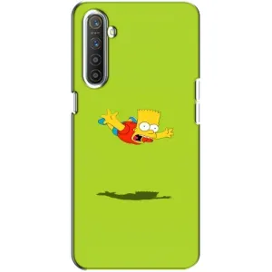 Чехол с Симпсонами для Realme XT (VPrint) (Барт Симпсон)