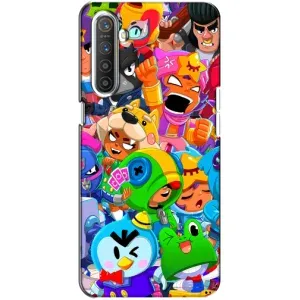 Чехлы Brawl Stars для Realme XT (AlphaPrint) (Герої Бравл Старс)