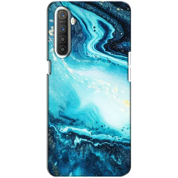 Чехол с принтом «Голубой мрамор» для Realme XT