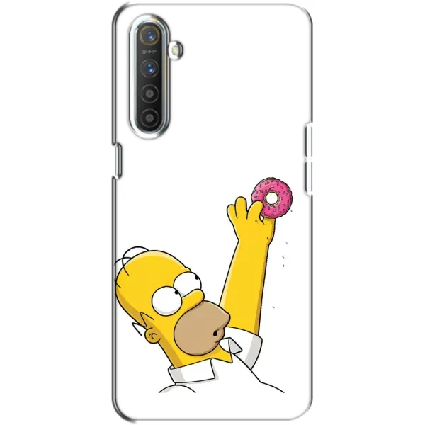 Чехол с принтом «Гомер с пончиком» для Realme XT