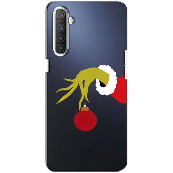 Чехол с принтом «Гринч с игрушкой» для Realme XT