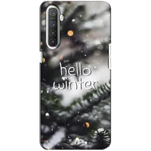 Новогодние, Праздничные Чехлы для Realme XT - 2024 год (Hello winter)