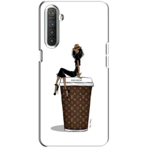 Чехлы Луи Витон для Realme XT (AlphaPrint - LOUIS VUITTON) (кофе LOUIS VUITTON)