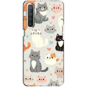 Чехол с принтом «Коллаж котов» для Realme XT