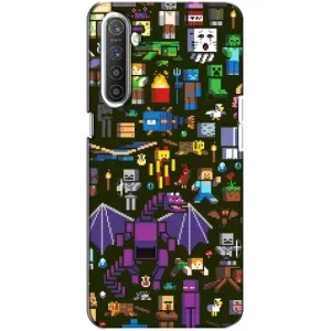 Чохол Майнкрафт на Realme XT (AlphaPrint) Minecraft (Колаж Майнкрафт)