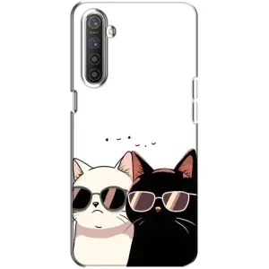 Чехол с принтом «Коты в очках» для Realme XT