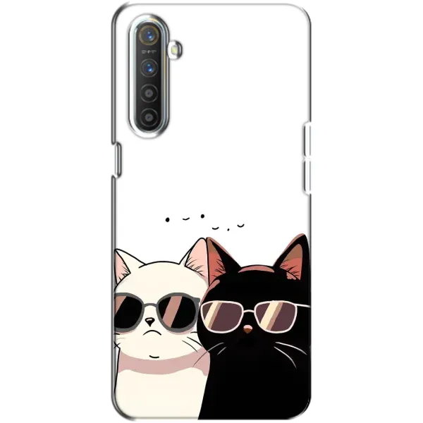 Чехол с принтом «Коты в очках» для Realme XT