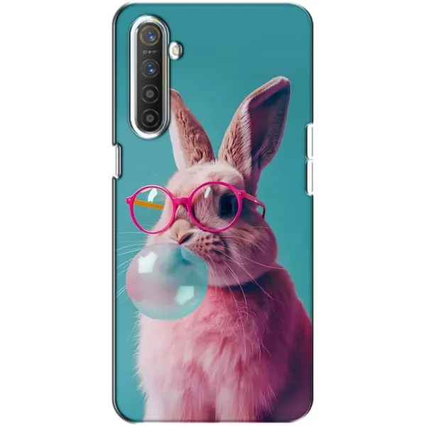 Чехол с принтом «Кролик в очках» для Realme XT