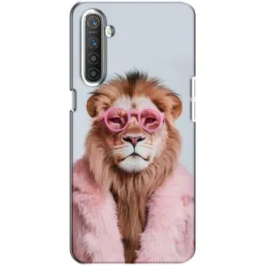 Чехол с принтом «Лев в очках» для Realme XT