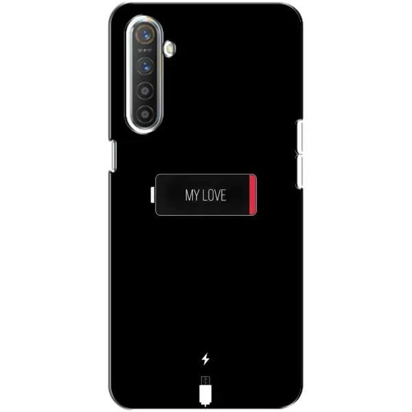 Чохол з принтом «Love battery» для Realme XT