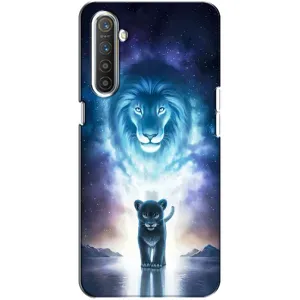 Чехол со Львом для Realme XT (VPrint) (Маленький лев)