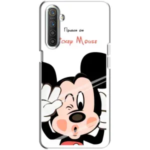 Эксклюзивный чехол для Realme XT (AlphaPrint - Мультяшные) (Маус Микки)