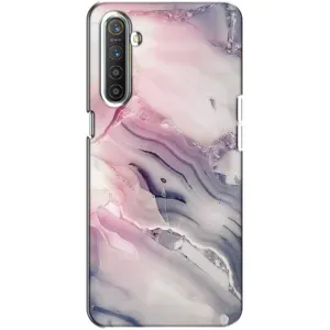 Мраморный чехол на Realme XT (VPrint) (Пурпурный Мрамор)